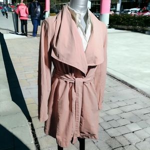 LOVE TREE 💖 | Light Pink Lightweight Trench Jacket | VGUC ✨ size S